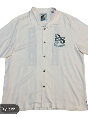Tommy Bahama 25 Years of Paradise limited-edition silk camp shirt